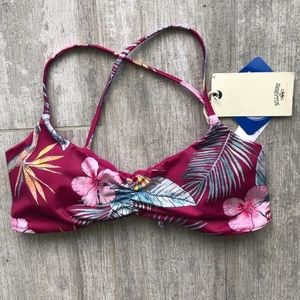 Billabong Floral Bikini Top